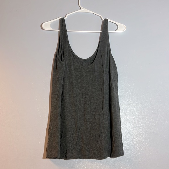 Soma Tank Top Medium Dark Gray Super Soft Relaxed Loose Fit - Picture 2 of 6